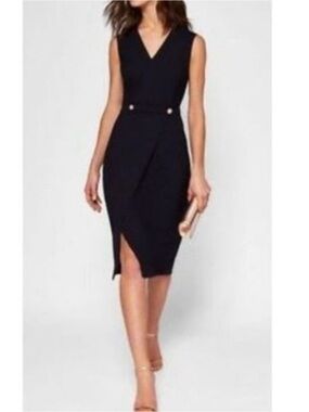 Ted Baker Cerisad Faux-Wrap Dress size 3 ( US size 8)